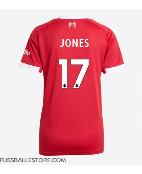 Günstige Liverpool Curtis Jones #17 Heimtrikot Damen 2025-26 Kurzarm Günstige Liverpool Curtis Jones #17 Heimtrikot Damen 2025-26 Kurzarm